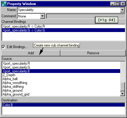 output objects properties